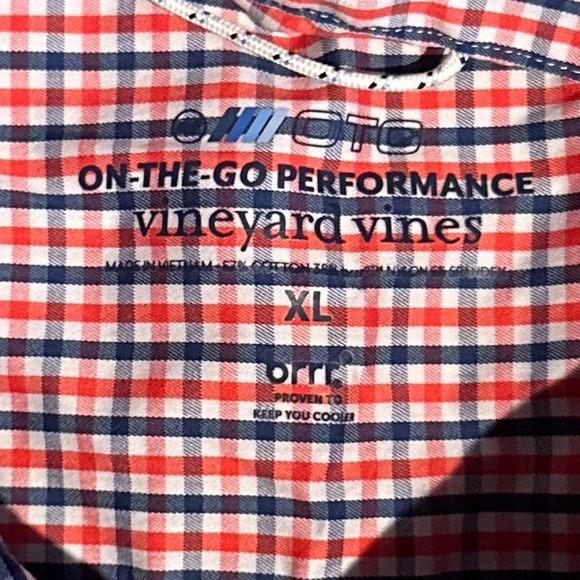 Vineyard Vines Check Button Down (OTG brrr Collection) - Picture 2 of 4